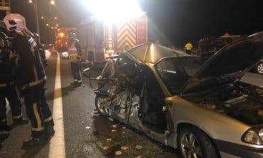 Tres heridos en un accidente múltiple en la A-2, Alcalá de Henares