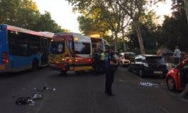 Muy grave un hombre al intentar salvar a su perro de un atropello