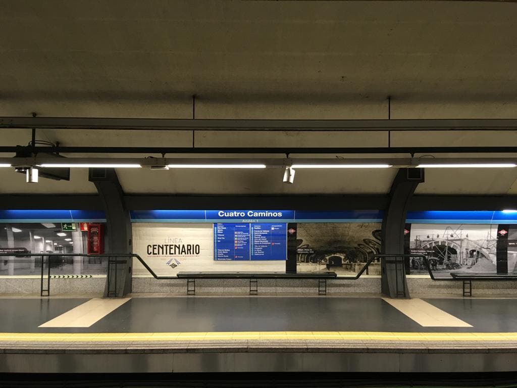 Así luce desde hoy la Línea 1 del Metro de Madrid