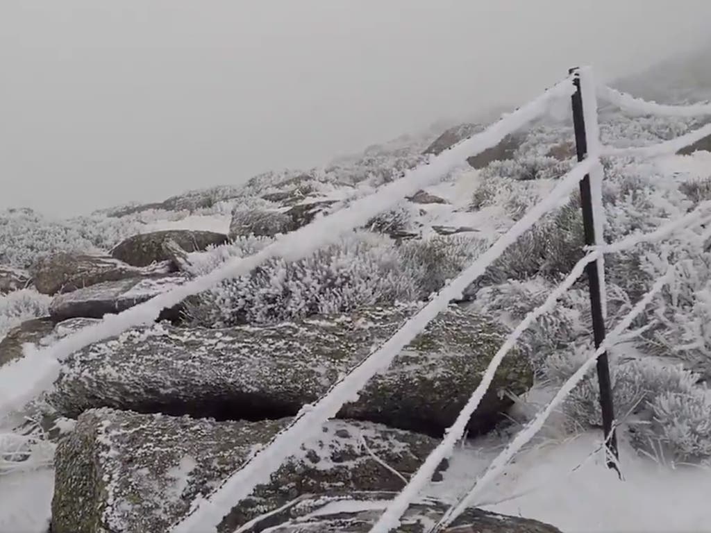 La semana empieza con nubes, frío y nieve en la Comunidad de Madrid