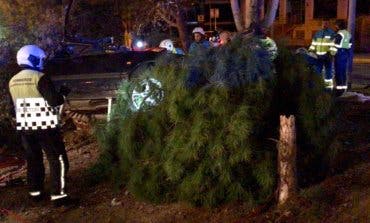 Un muerto y un herido grave al chocar un coche contra un árbol 