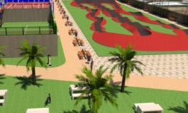 Merendero, pump-track y minigolf en el nuevo parque de Azuqueca