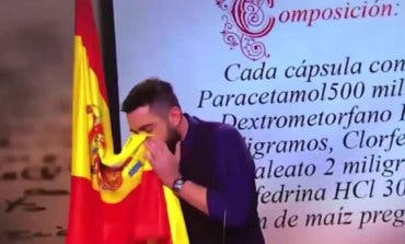 Un juez de Madrid cita a declarar a Dani Mateo por sonarse la nariz con la bandera de España 