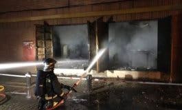 Se incendia el antiguo cine Palafox de Torrejón