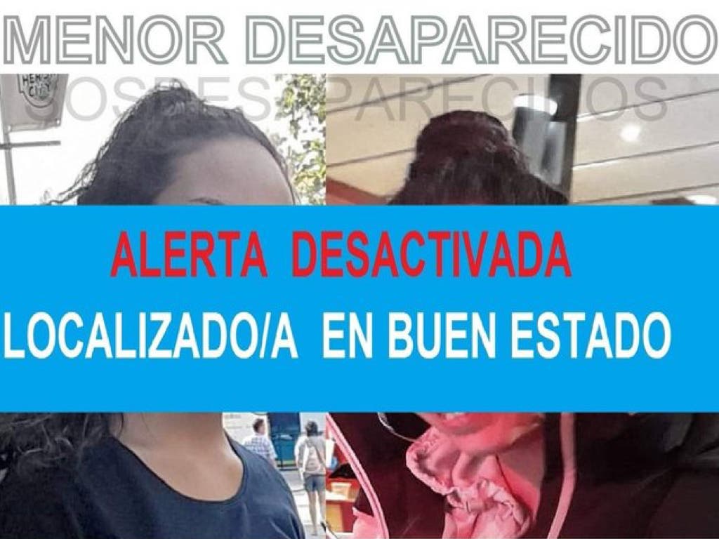 Localizada la menor de 15 años desaparecida en Madrid 