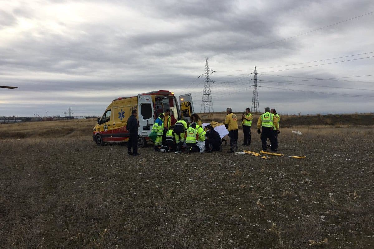 Herido grave tras sufrir un accidente cuando practicaba motocross