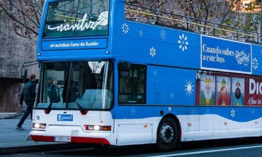 Agotadas las entradas del Naviluz, el bus de la Navidad en Madrid 