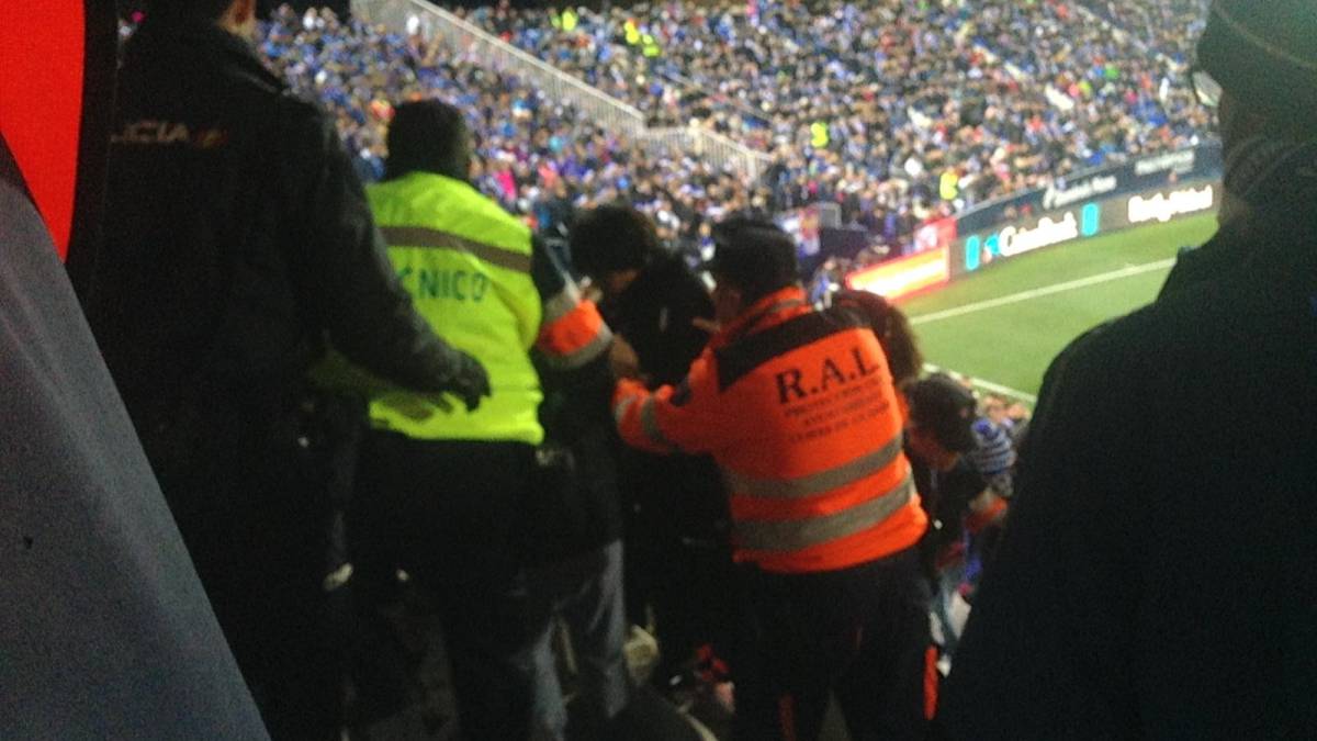 Un hincha del Leganés sufre un infarto en pleno derbi