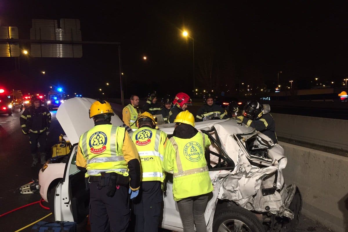 Muere un joven de 20 años en un accidente en la M-30