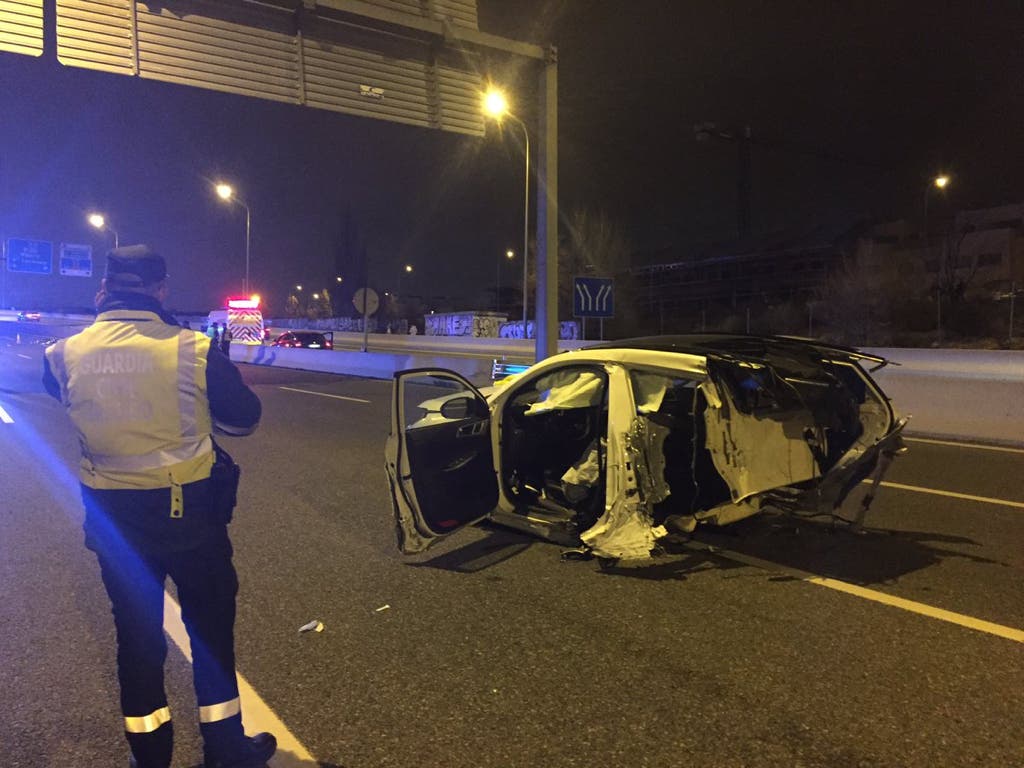 Fallece un matrimonio en un accidente de tráfico en Madrid