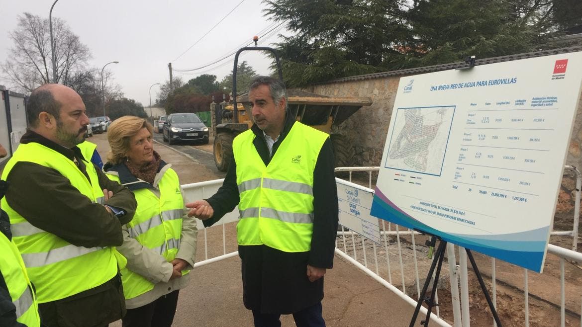 Comienzan las obras de la nueva red de abastecimiento de agua potable en Eurovillas