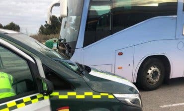 Un conductor de autobús escolar da positivo en drogas en Villalbilla 