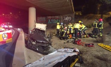 Herido grave un joven en un accidente en la M-40