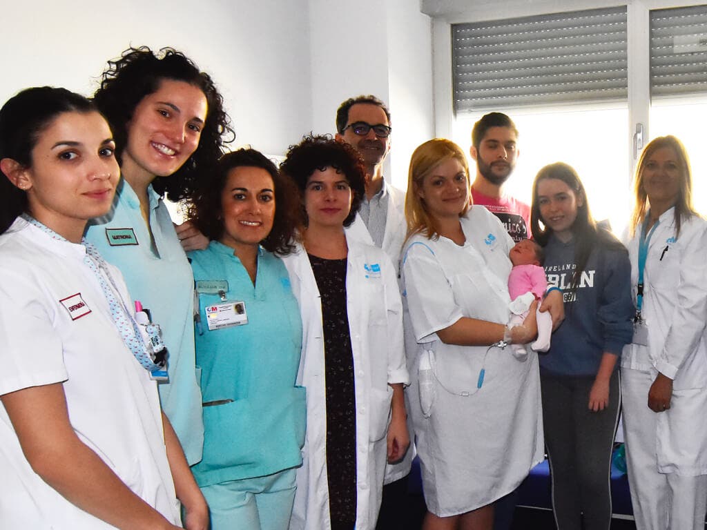 Nagore y Akram, los primeros bebés nacidos en 2019 en el Hospital de Torrejón 