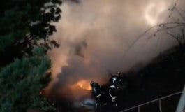 Se incendia un camión cargado de galletas en la A-1