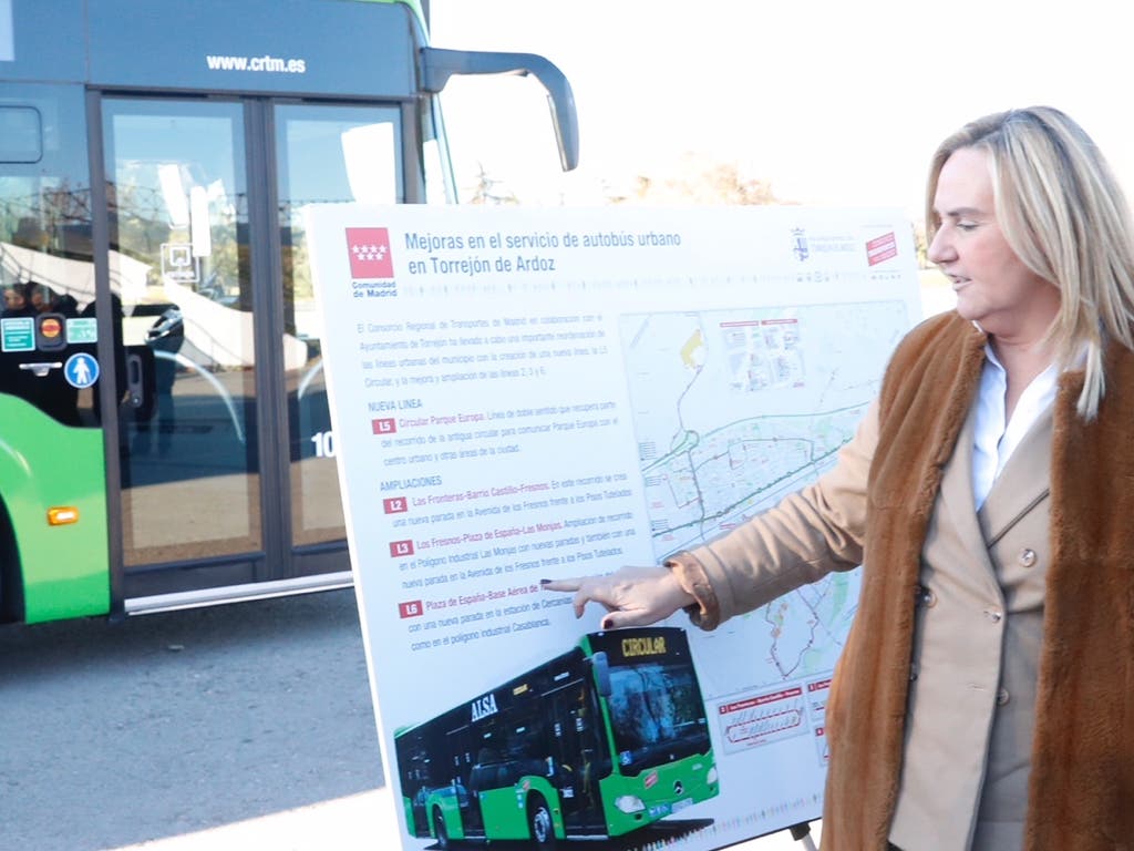 El nuevo mapa de los autobuses urbanos de Torrejón