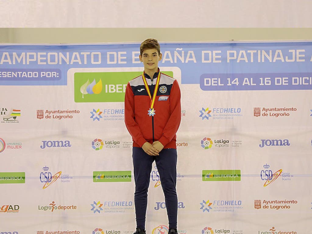 El joven de Torrejón que triunfa en el Patinaje Artístico sobre hielo 