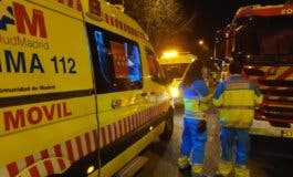 Diez afectados por inhalación de humo en un incendio en Leganés