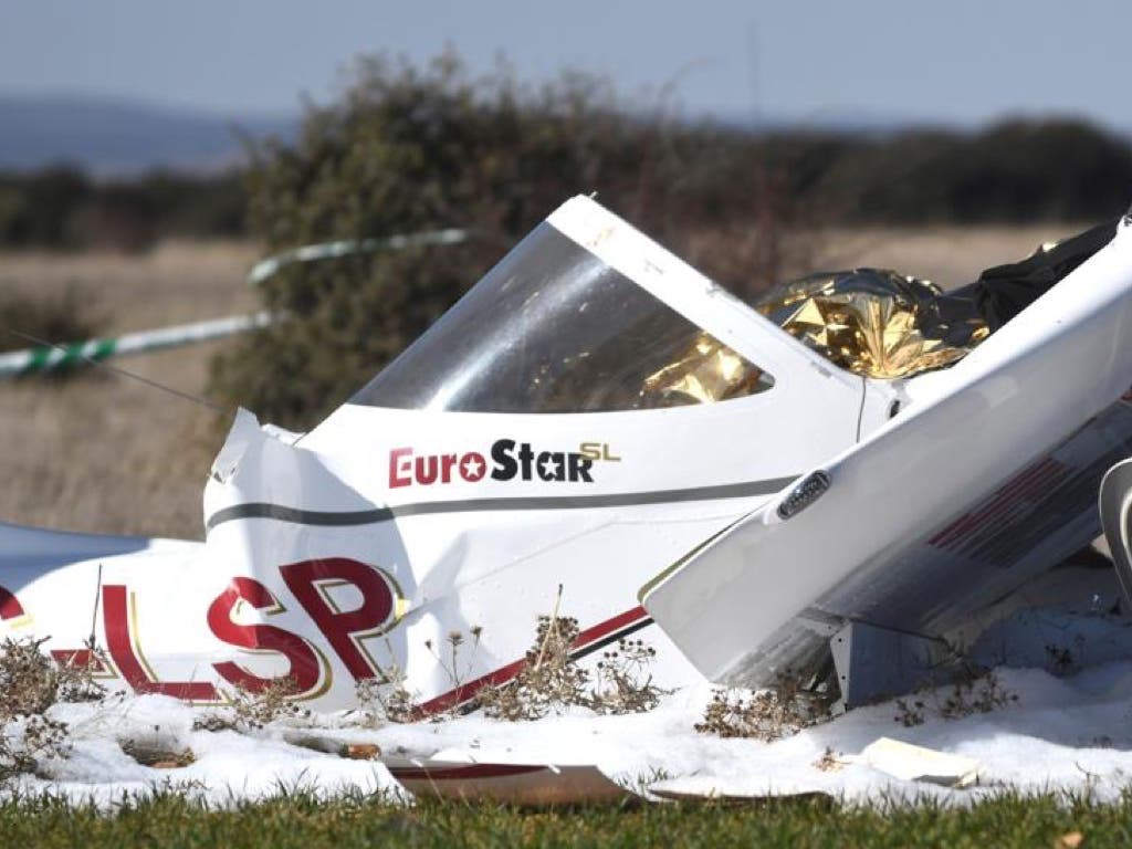 Dos madrileños mueren al estrellarse su avioneta en Segovia