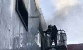 Arde una pastelería industrial en San Sebastián de los Reyes