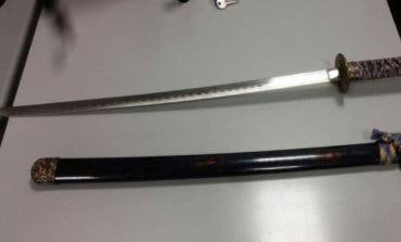 Detenido en Torrejón un presunto maltratador con una katana de 75 centímetros 