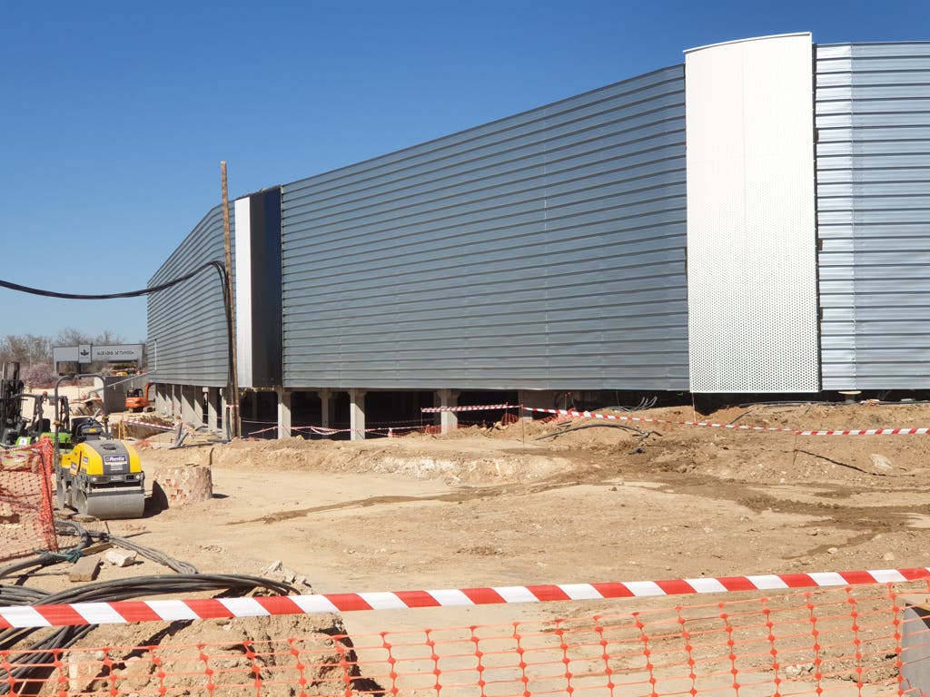 Entramos en las obras del centro comercial Open Sky de Torrejón