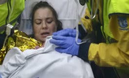 Una mujer da a luz a una niña en una ambulancia en San Blas