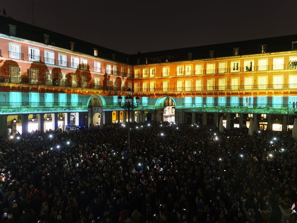 Vuelve el espectáculo de vídeo mapping a la Plaza Mayor de Madrid  