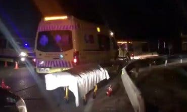 Muy grave un motorista accidentado en Griñón