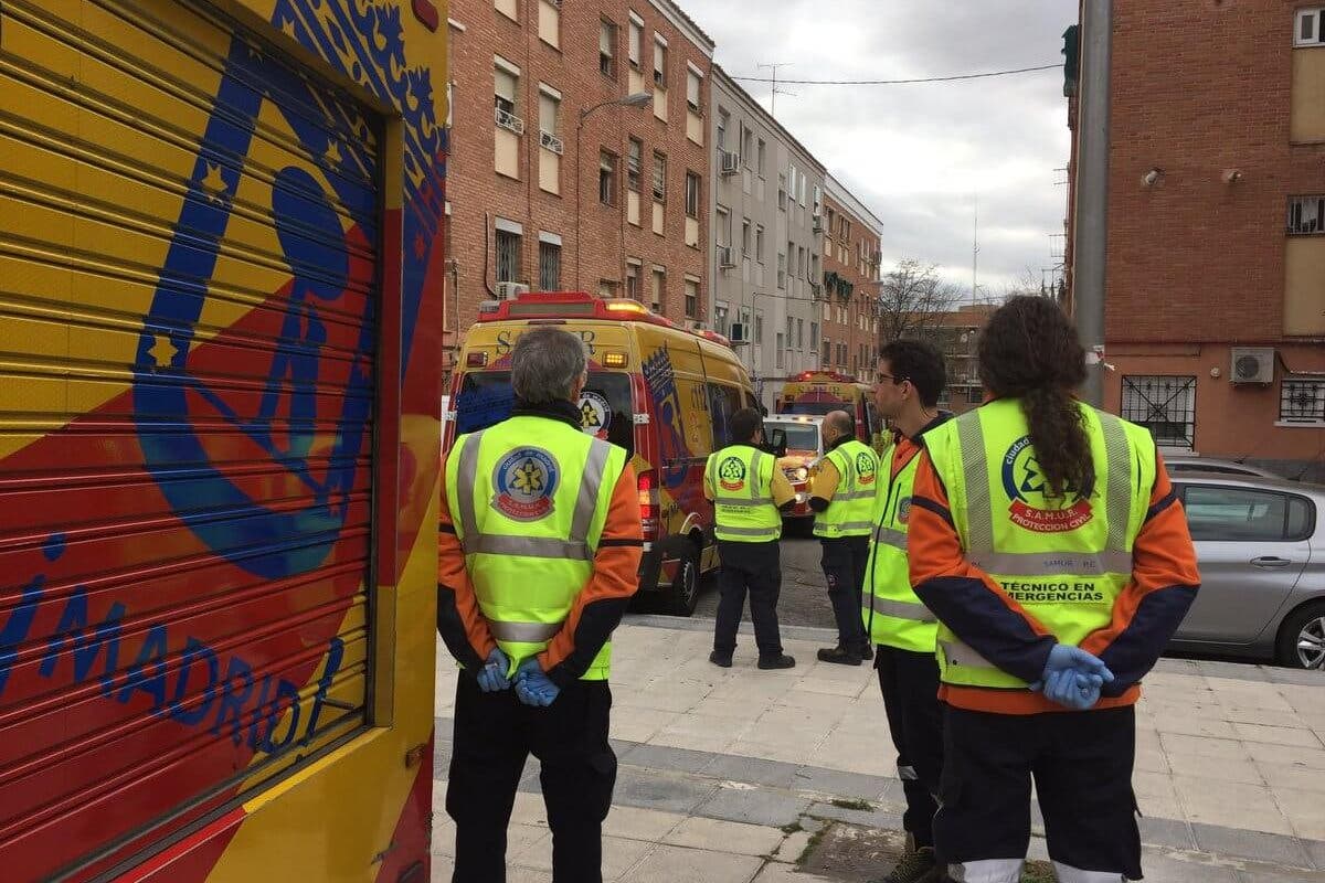 Cinco heriros y siete detenidos en una reyerta entre toxicómanos en Vallecas