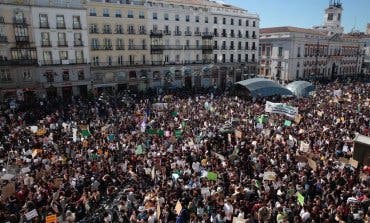 Miles de jóvenes piden en Madrid medidas urgentes contra el cambio climático