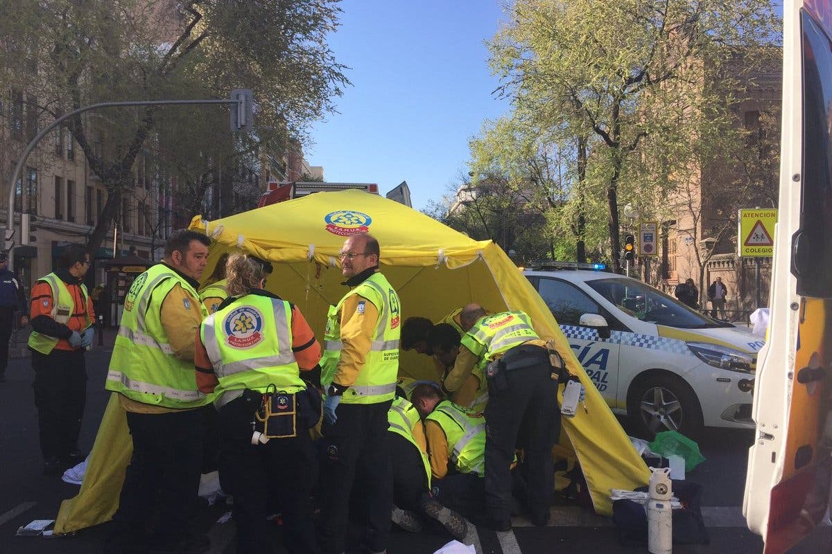 Muy grave una anciana atropellada en Madrid