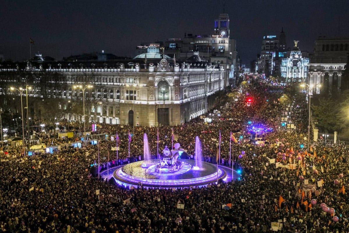 El SAMUR atendió a 43 personas durante la marcha feminista de Madrid