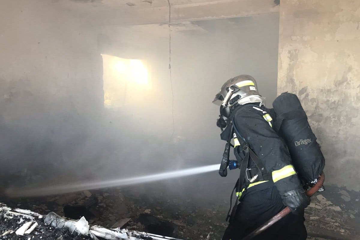 Muere un anciano tras incendiarse su casa en Pedrezuela