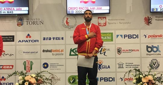 El atleta de Torrejón, Juanjo Crespo, se proclama campeón del mundo de 3.000 metros