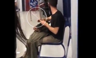 Identificado el joven que afiló un enorme cuchillo en el Metro de Madrid