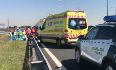 Muere un motorista en la M-40