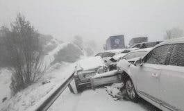 El aparatoso accidente de Somosierra con 35 heridos y 50 vehículos implicados