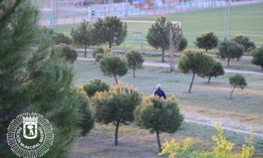 Identifican al sospechoso de dejar salchichas con alfileres en un parque de Barajas