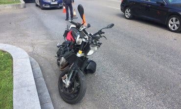 Grave accidente de moto en Madrid