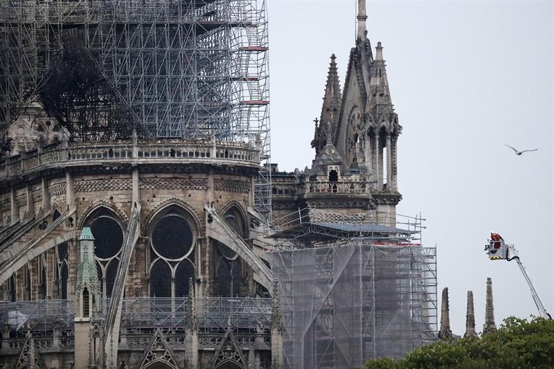 Controlado el incendio de la catedral de Notre Dame