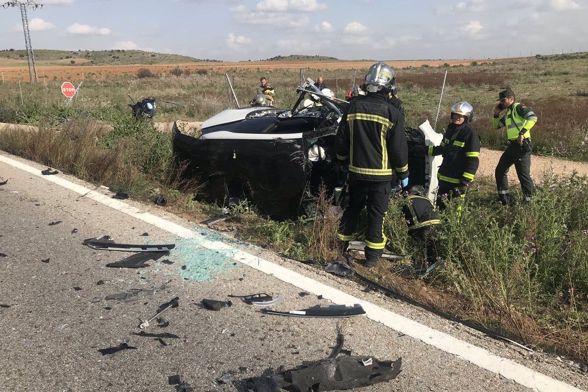 Muere un motorista en un accidente en Valdetorres de Jarama