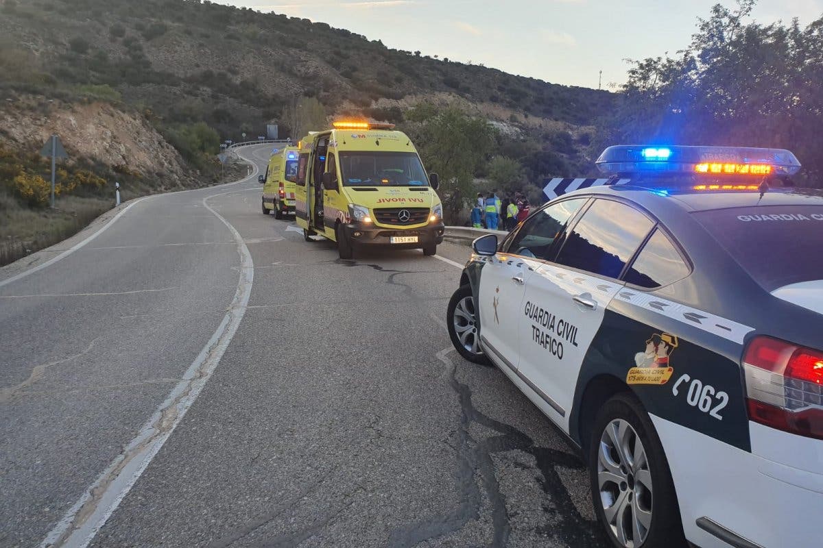 Herido un hombre en un accidente de moto en Ambite