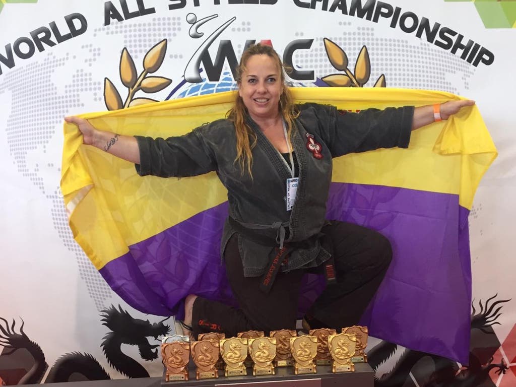 La deportista de Torrejón, Cristina Álvarez, se proclama campeona del mundo de Defensa Personal