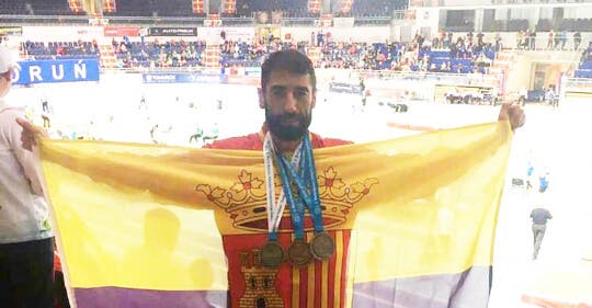El atleta de Torrejón, Juanjo Crespo, firma una brillante actuación en el Mundial de Torum