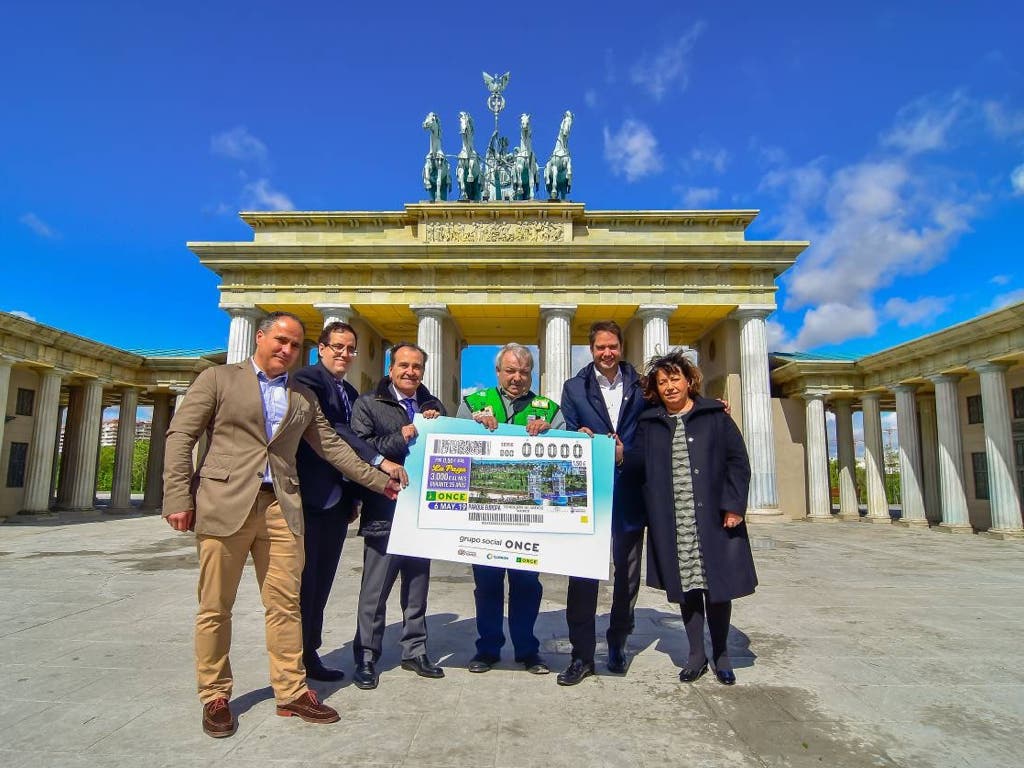 La ONCE dedica un cupón al Parque Europa de Torrejón