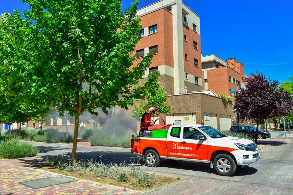 Torrejón fumiga contra el mosquito, la mosca negra y el pulgón 