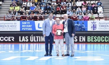 Torrejón rindió homenaje a José María García, fundador del Movistar Inter