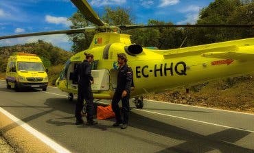 Herido grave un joven tras ser atropellado por una retroexcavadora