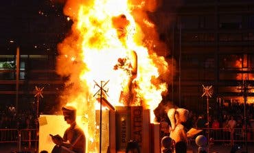 Así ardió la falla de Alcalá de Henares